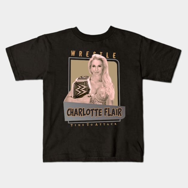 charlotte Kids T-Shirt by JackRendang